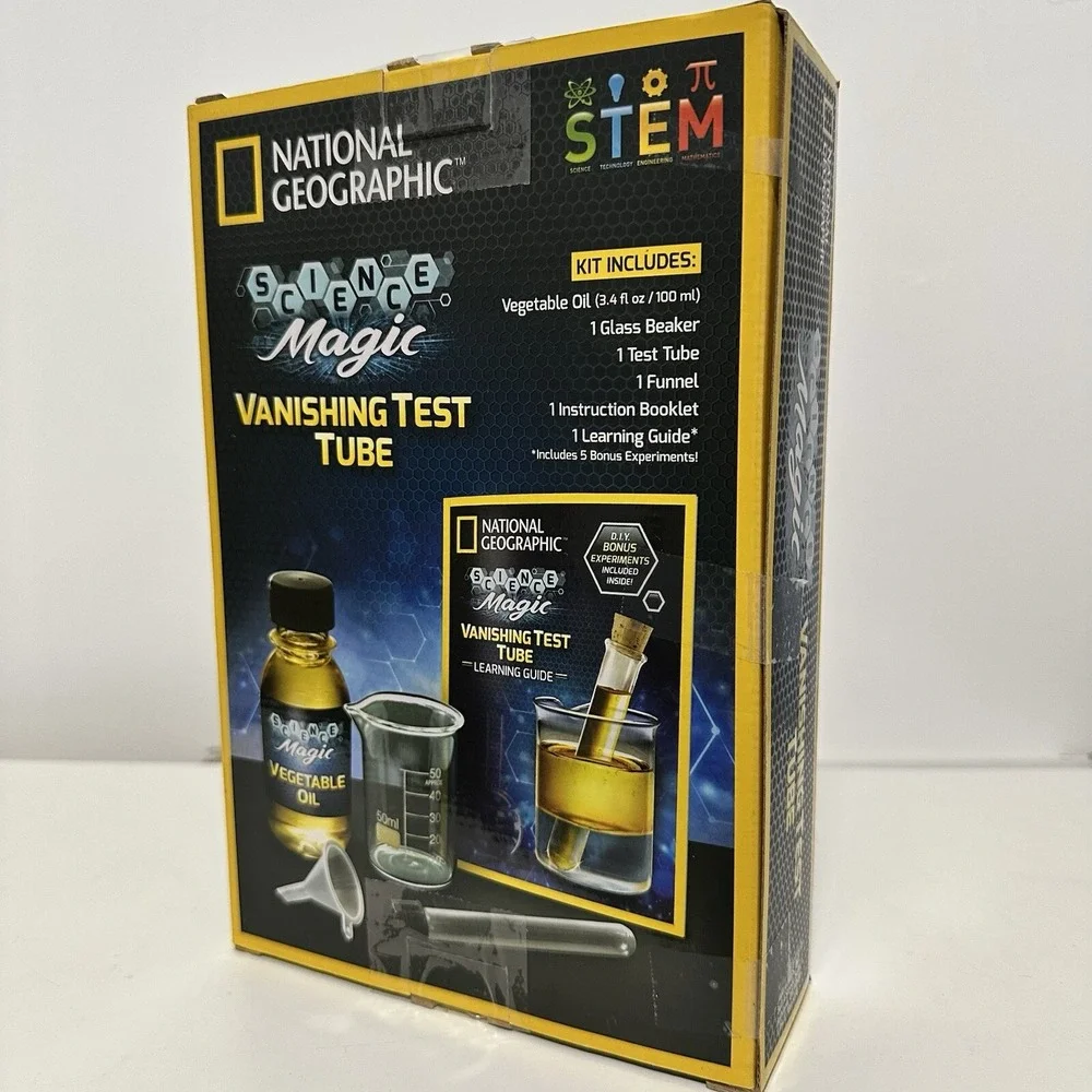 National Geographic Vanishing Test Tube Science‎ Magic STEM Learning Open Box